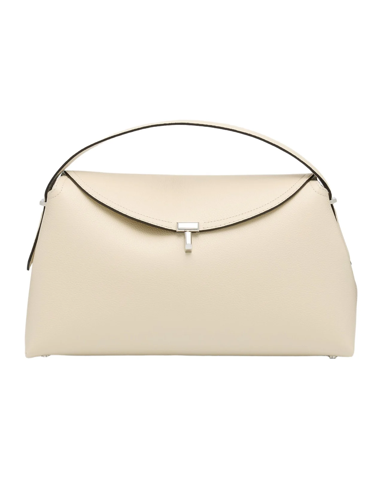 T-Lock Top Handle Bag in Pebble Grain Leather T-Lock Top Handle Bag in Pebble Grain Leather