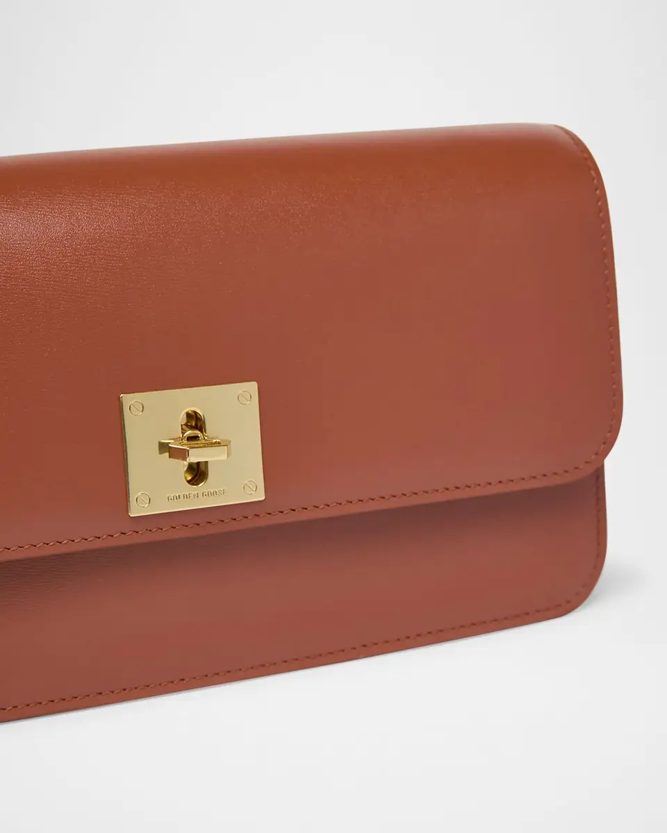 Golden Goose Gioia Flap Leather Shoulder Bag | Thumbnail 6 Golden Goose Gioia Flap Leather Shoulder Bag | Thumbnail 6