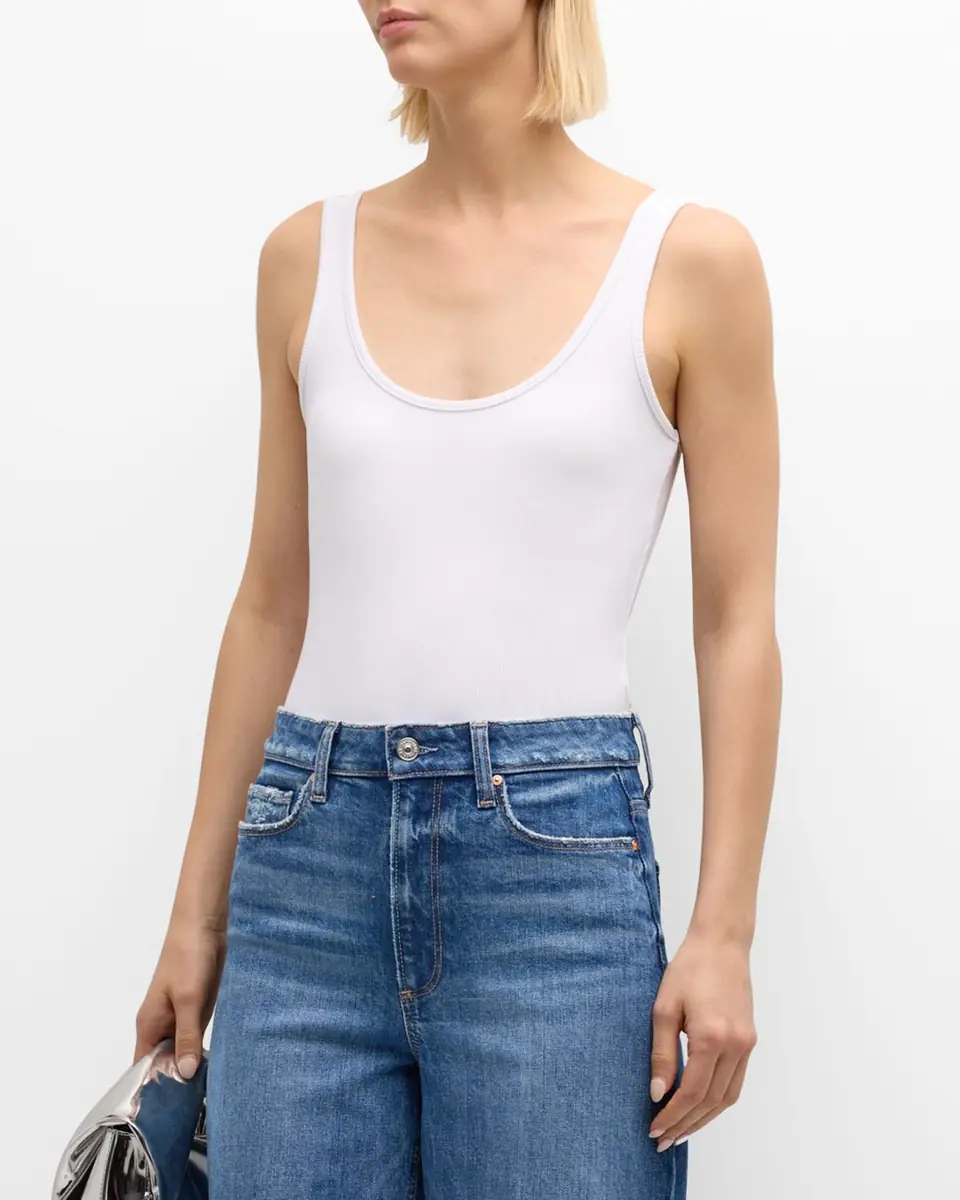 L'Agence Nica Scoop-Neck Tank Bodysuit | Thumbnail 3