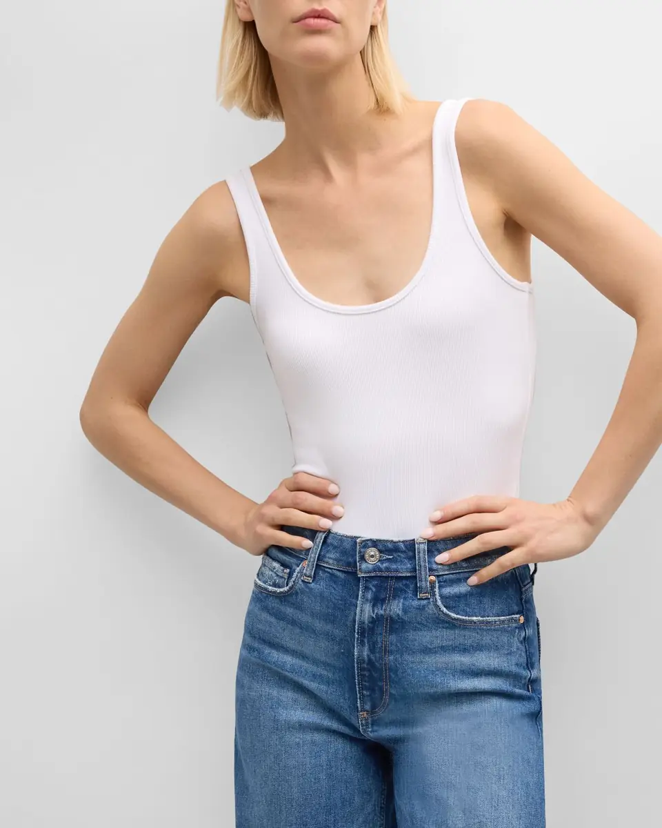 L'Agence Nica Scoop-Neck Tank Bodysuit | Thumbnail 7
