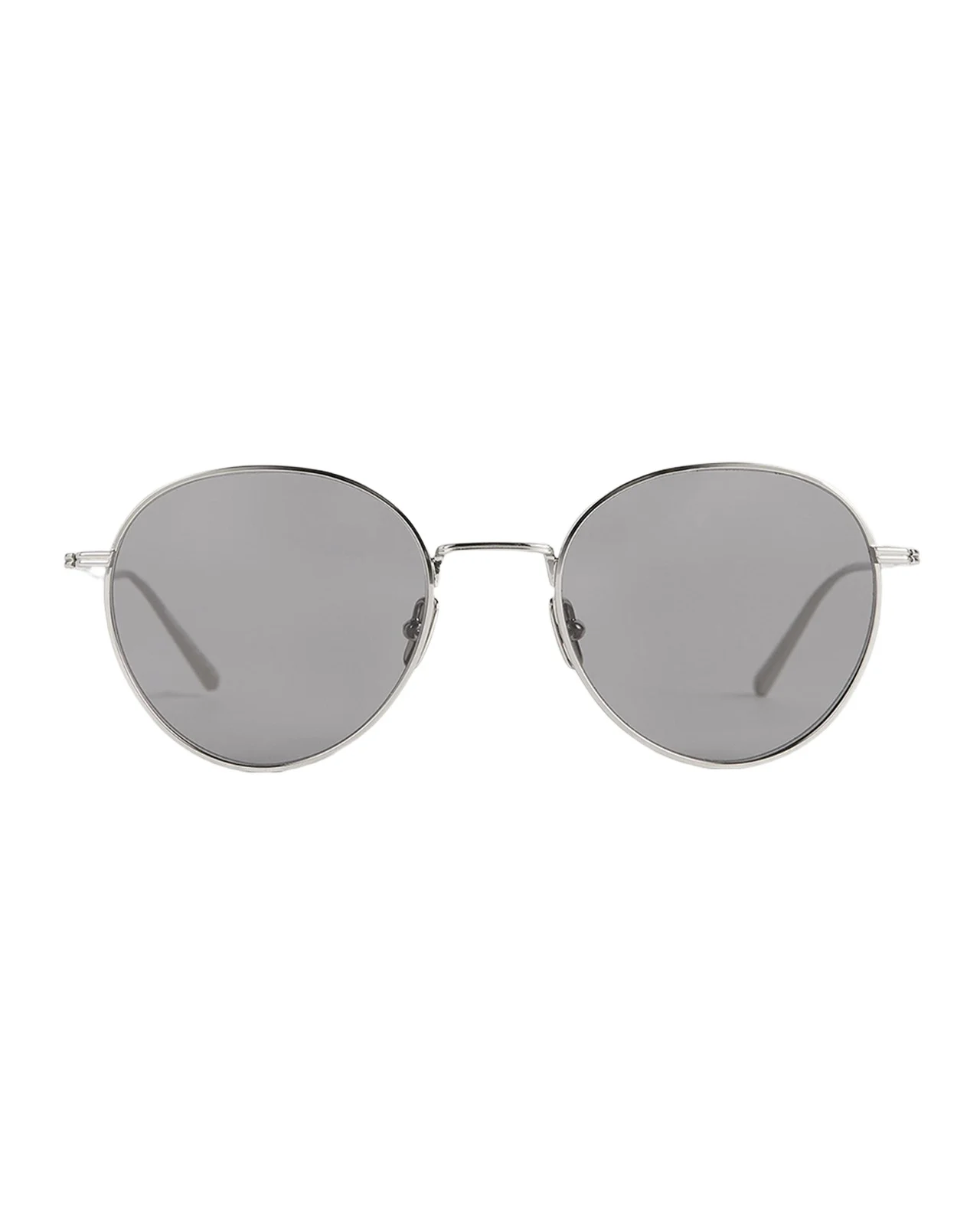 The Rounds Stainless Steel Round Sunglasses
