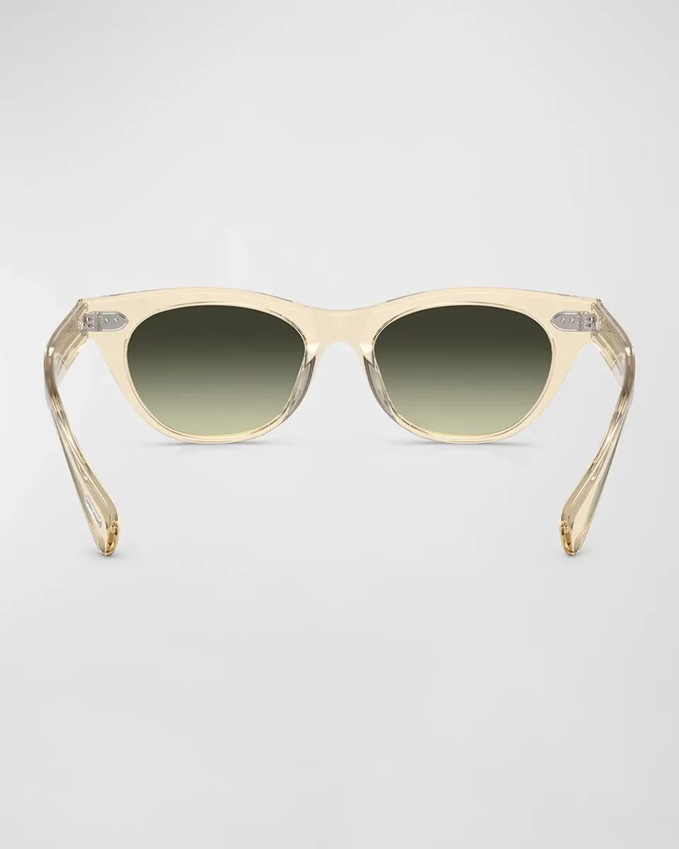 Oliver Peoples Avelin Gradient Acetate Butterfly Sunglasses | Thumbnail 4