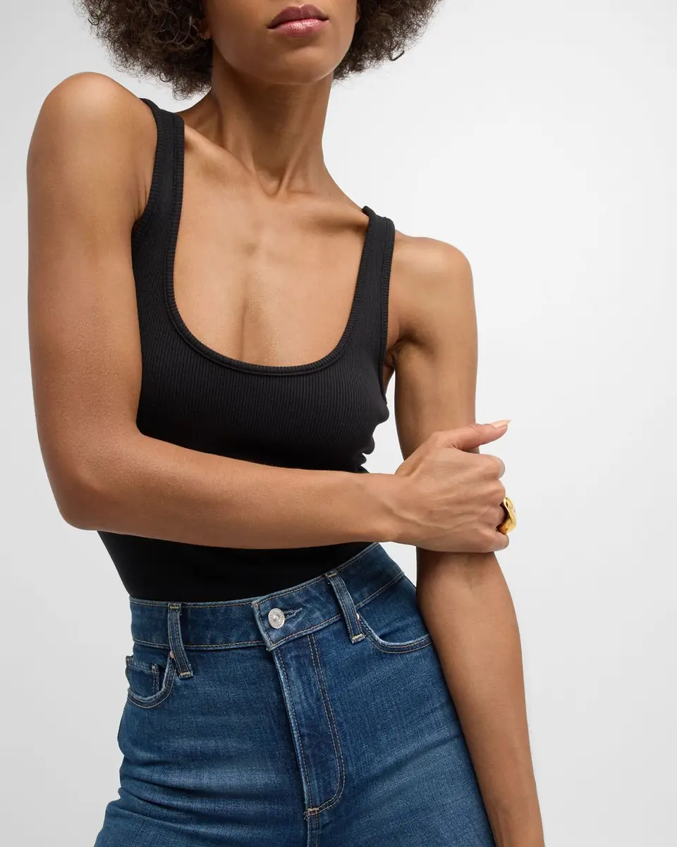L'Agence Nica Scoop-Neck Tank Bodysuit | Thumbnail 7