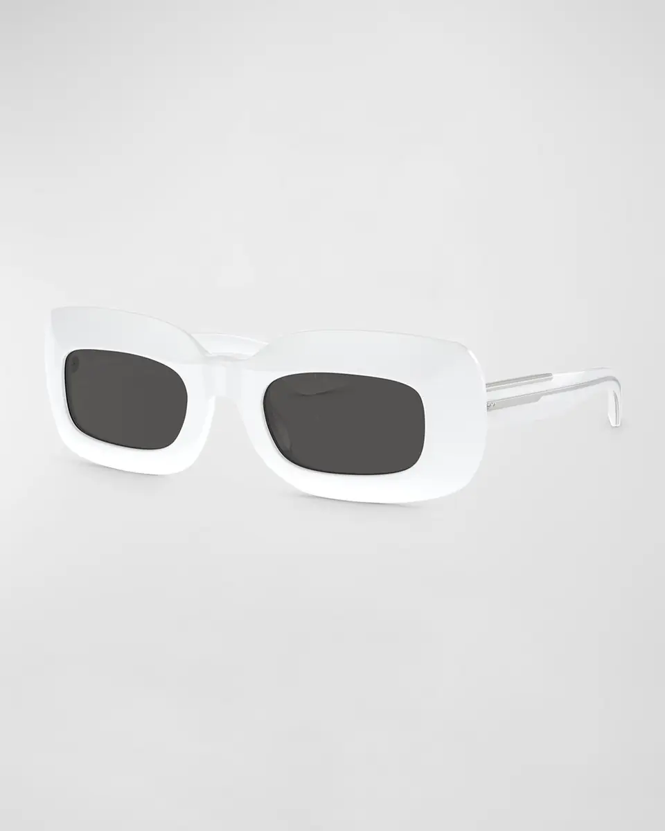 Khaite x Oliver Peoples Beveled Acetate Rectangle Sunglasses | Thumbnail 3 Khaite x Oliver Peoples Beveled Acetate Rectangle Sunglasses | Thumbnail 3