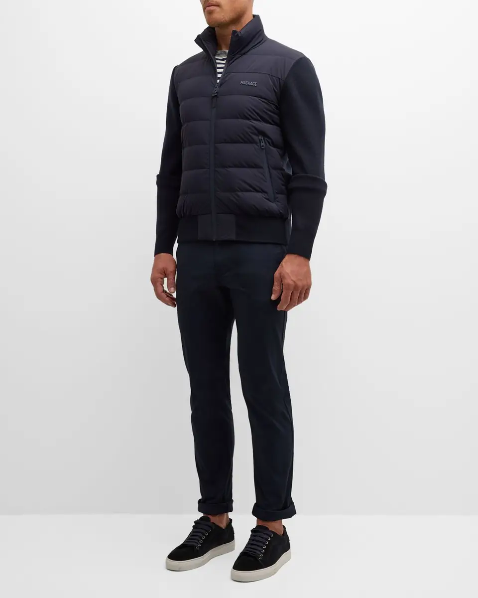 Mackage Men's Haney City Hybrid Down Jacket | Thumbnail 2 Mackage Men's Haney City Hybrid Down Jacket | Thumbnail 2