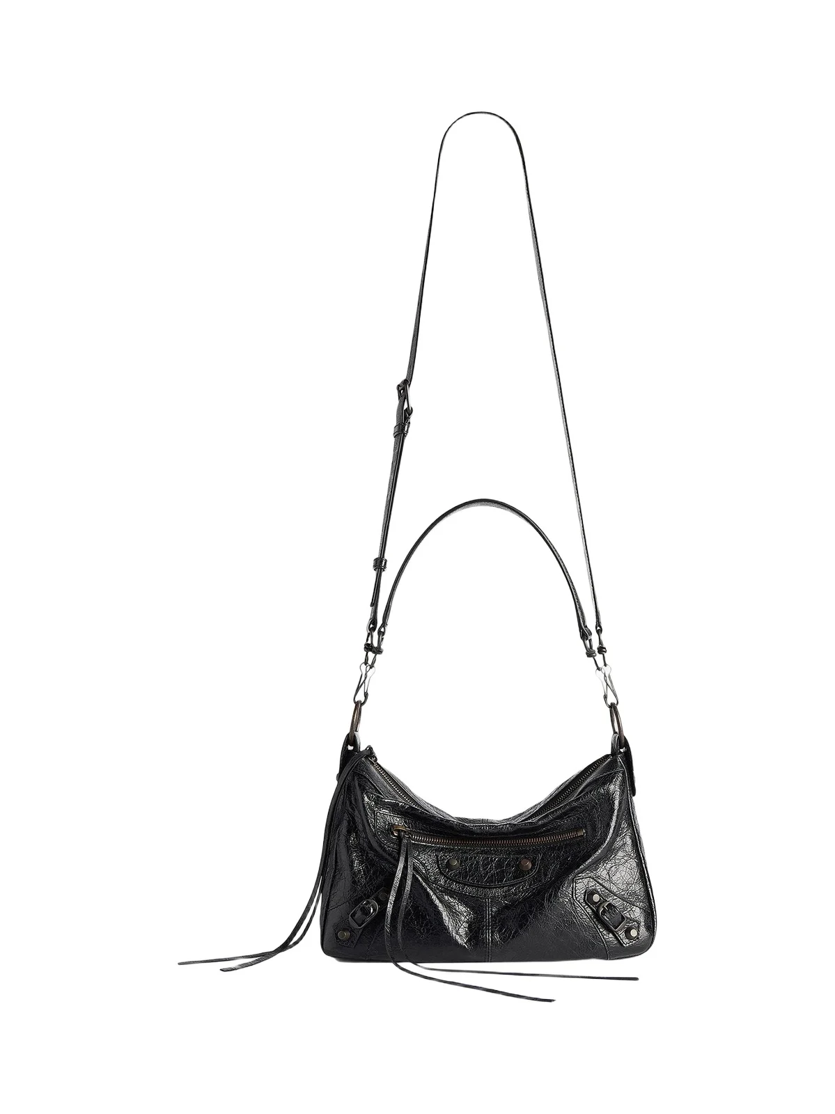 Balenciaga Men's Le City Moto Small Crossbody Bag