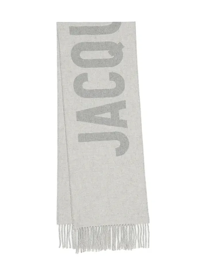 Jacquemus Men's L'echarpe Logo Wool Scarf