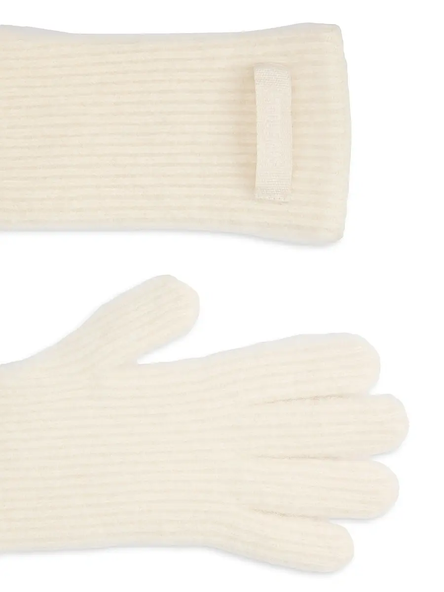 Jacquemus Women's Logo Wool-Blend Gloves | Thumbnail 2 Jacquemus Women's Logo Wool-Blend Gloves | Thumbnail 2