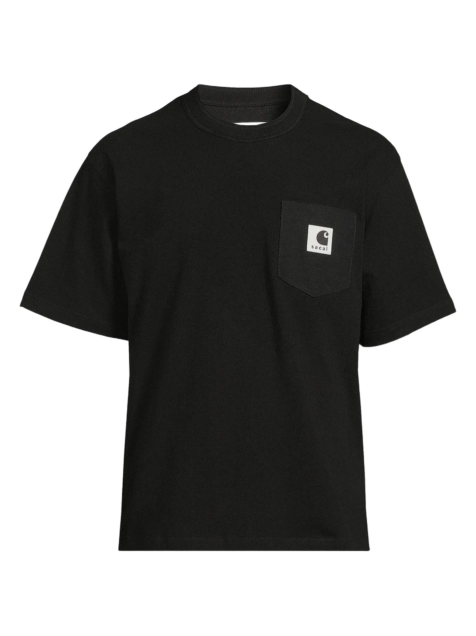 Sacai Men's x Carhartt WIP Patch Pocket Cotton T-Shirt