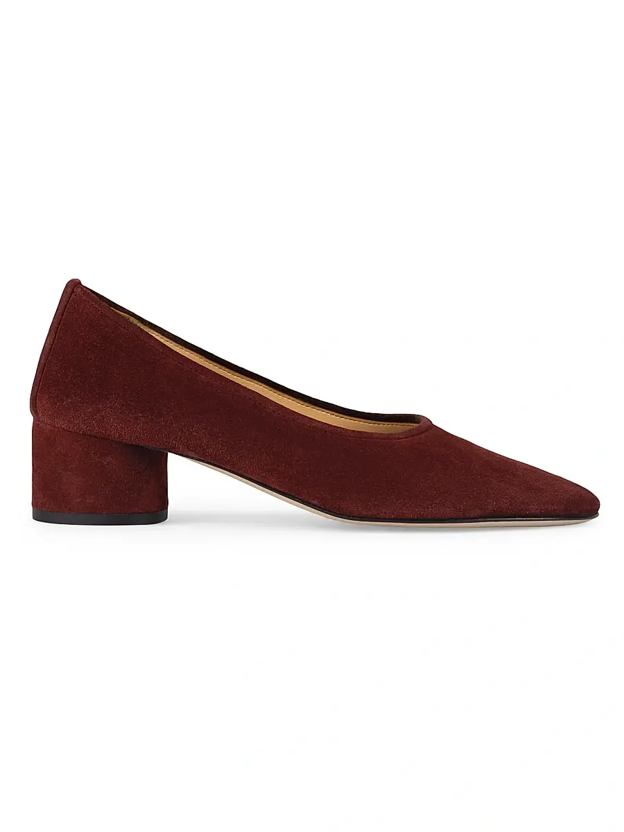 Dear Frances Women's Balla 45MM Suede Pumps | Image 1 Dear Frances Women's Balla 45MM Suede Pumps | Image 1
