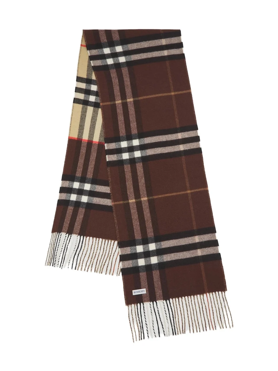 Burberry Men's Check Cashmere Scarf