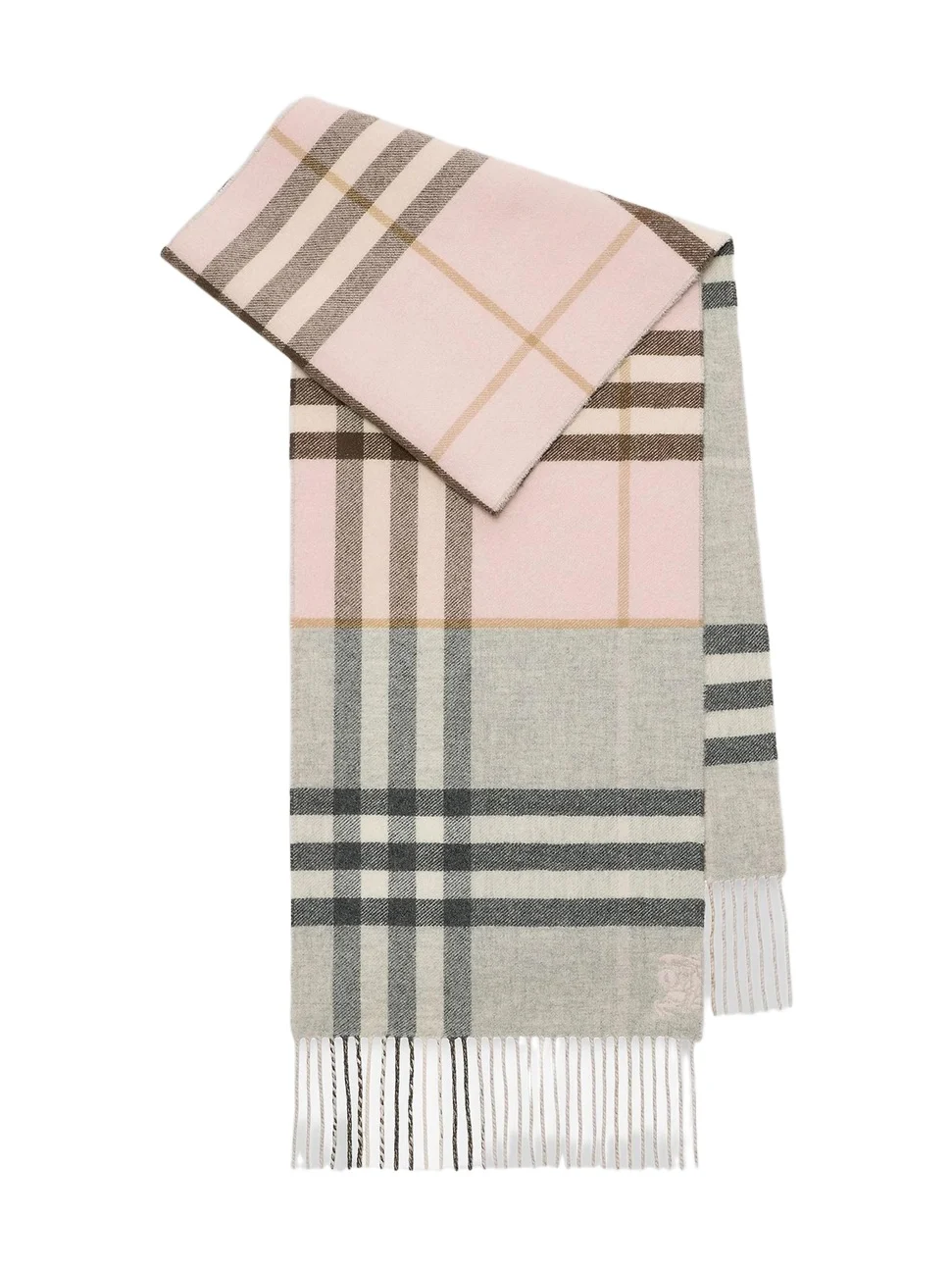 Women's Double Check Cashmere Scarf Women's Double Check Cashmere Scarf