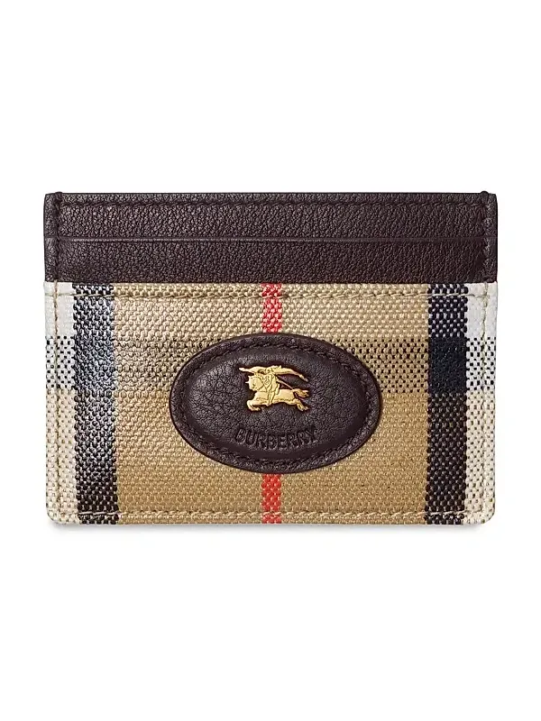 Women's Highlands Check Card Case Women's Highlands Check Card Case