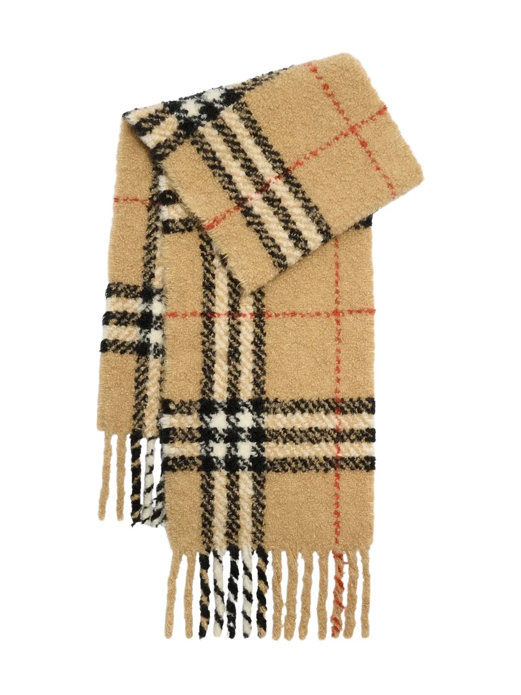 Burberry Women's Check Wool Bouclé Scarf