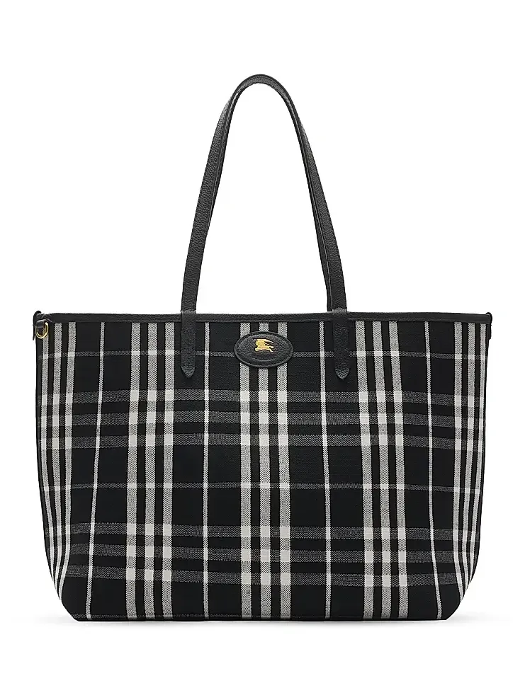 Women's Bloomsbury Medium Check Reversible Tote Bag