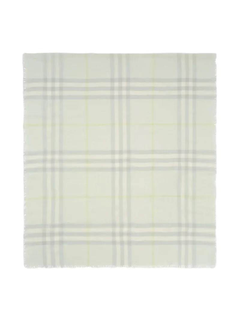 Women's Giant Check Wool Scarf Women's Giant Check Wool Scarf