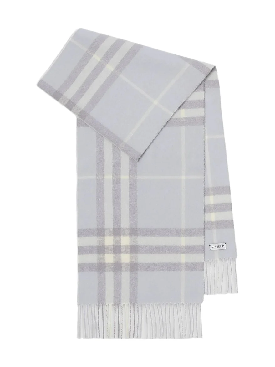 Women's Check Cashmere Scarf Women's Check Cashmere Scarf