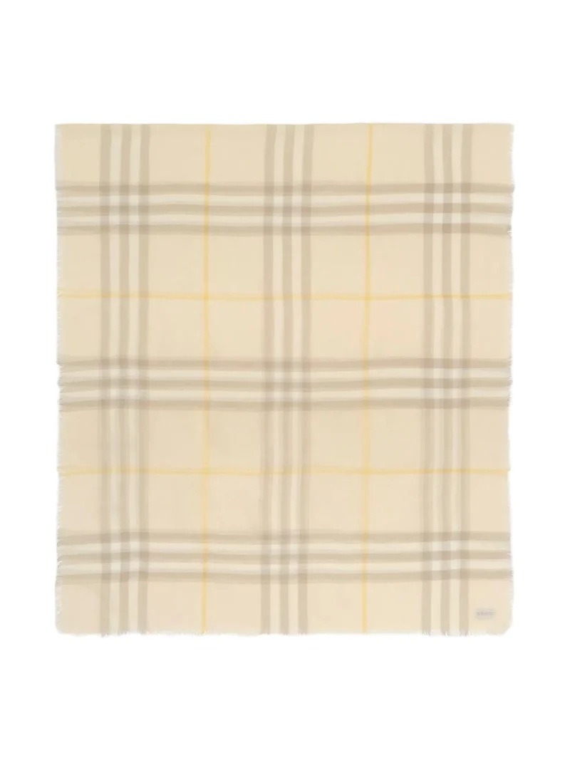 Burberry Women's Giant Check Wool Scarf