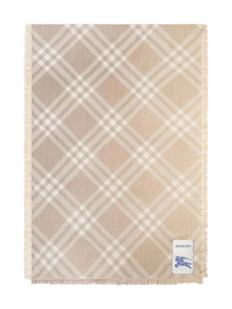Women's Check Wool-Silk Scarf Women's Check Wool-Silk Scarf
