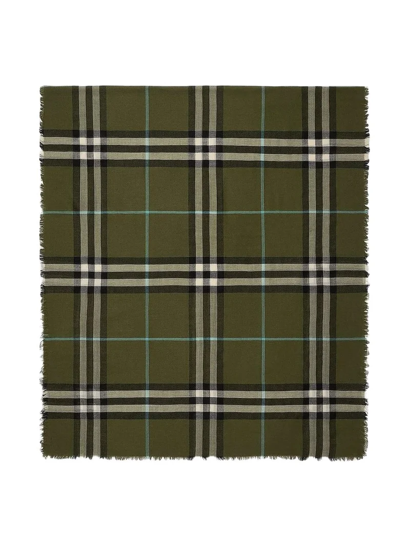 Women's Check Wool Scarf Women's Check Wool Scarf