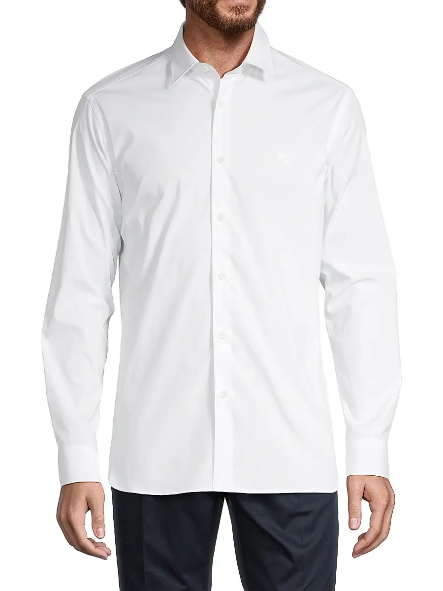 Burberry Men's Sherfield Button-Front Shirt | Thumbnail 3 Burberry Men's Sherfield Button-Front Shirt | Thumbnail 3
