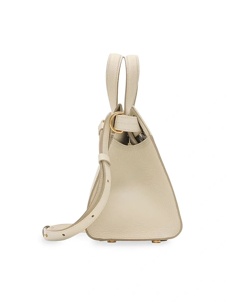 Burberry Women's Cotswolds Leather Top Handle Bag | Thumbnail 4 Burberry Women's Cotswolds Leather Top Handle Bag | Thumbnail 4