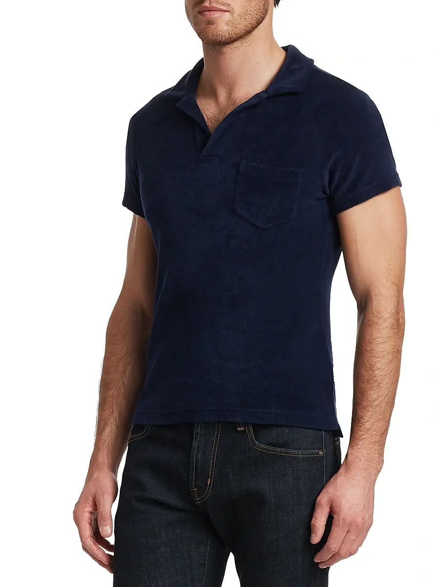 Orlebar Brown Terry Cotton Polo | Thumbnail 4 Orlebar Brown Terry Cotton Polo | Thumbnail 4