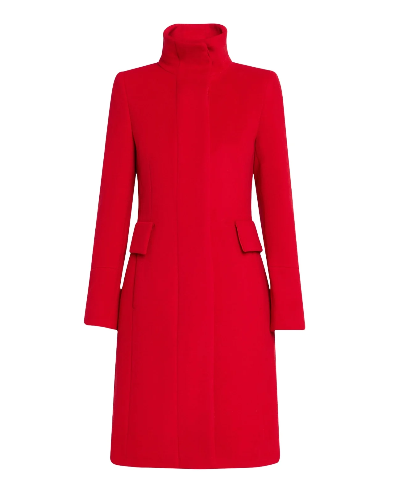 Akris punto Duffle Knee-Length Wool Coat