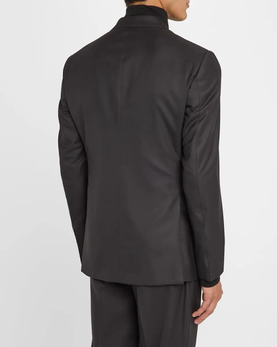 Giorgio Armani Men's Basic Wool Two-Piece Suit | Thumbnail 5 Giorgio Armani Men's Basic Wool Two-Piece Suit | Thumbnail 5