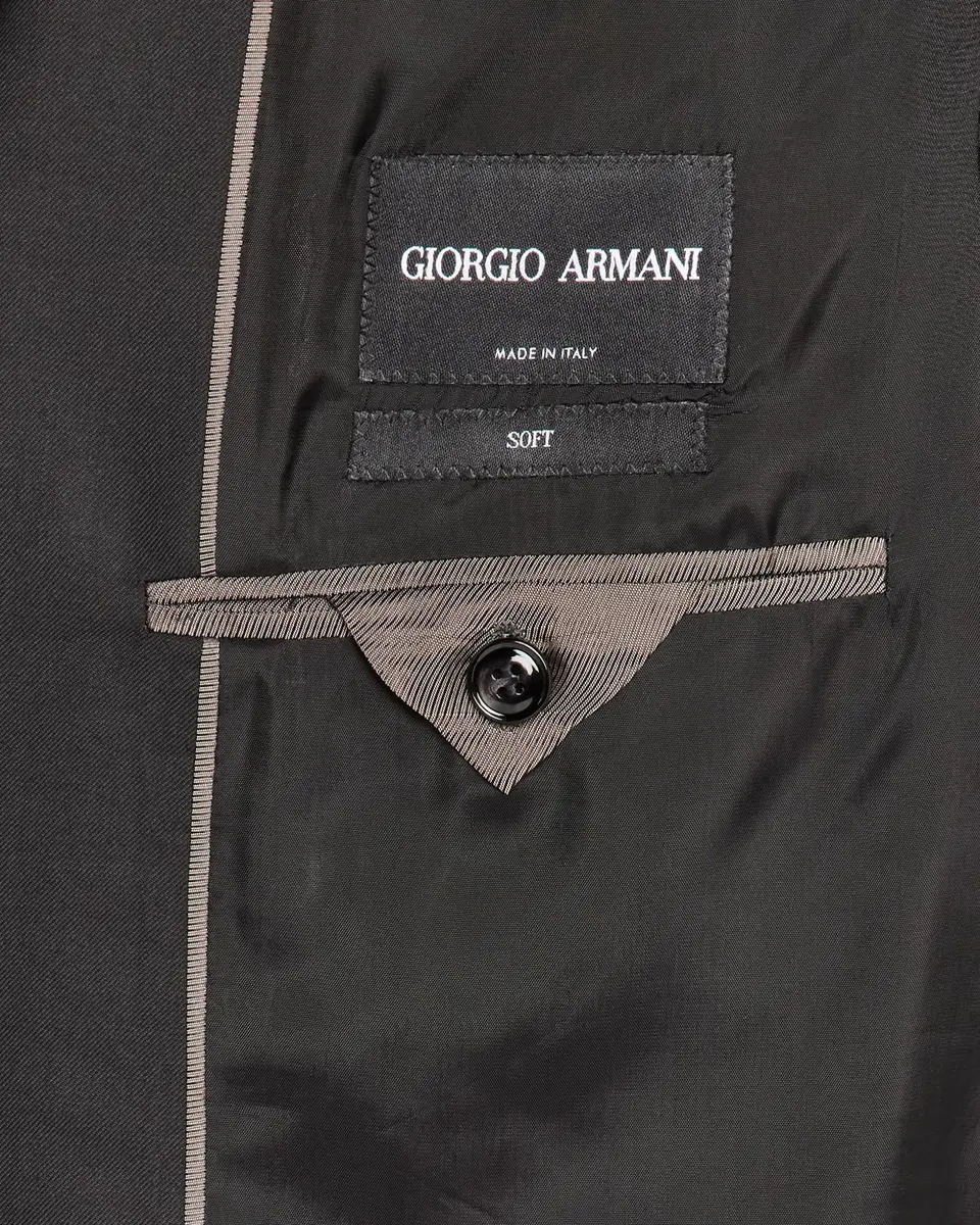 Giorgio Armani Men's Basic Wool Two-Piece Suit | Thumbnail 7 Giorgio Armani Men's Basic Wool Two-Piece Suit | Thumbnail 7