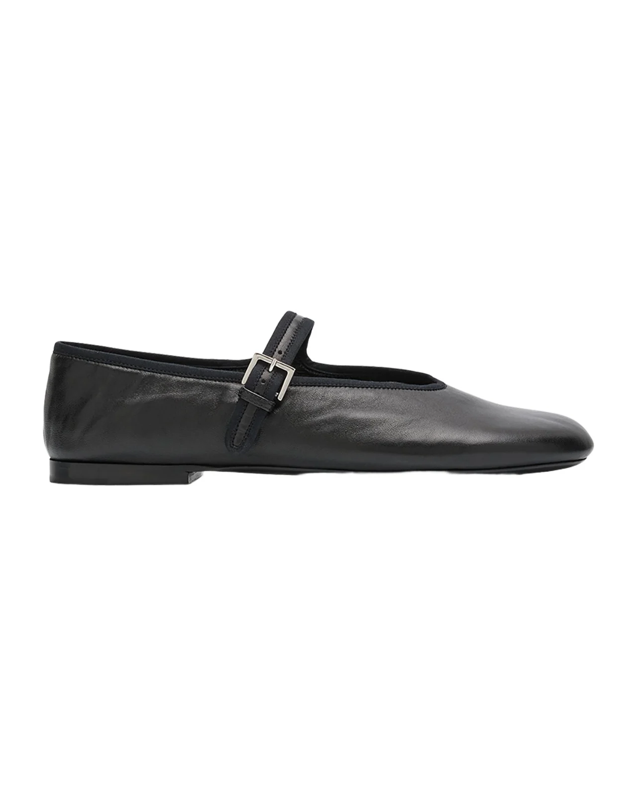Boheme Leather Mary Jane Ballerina Flats