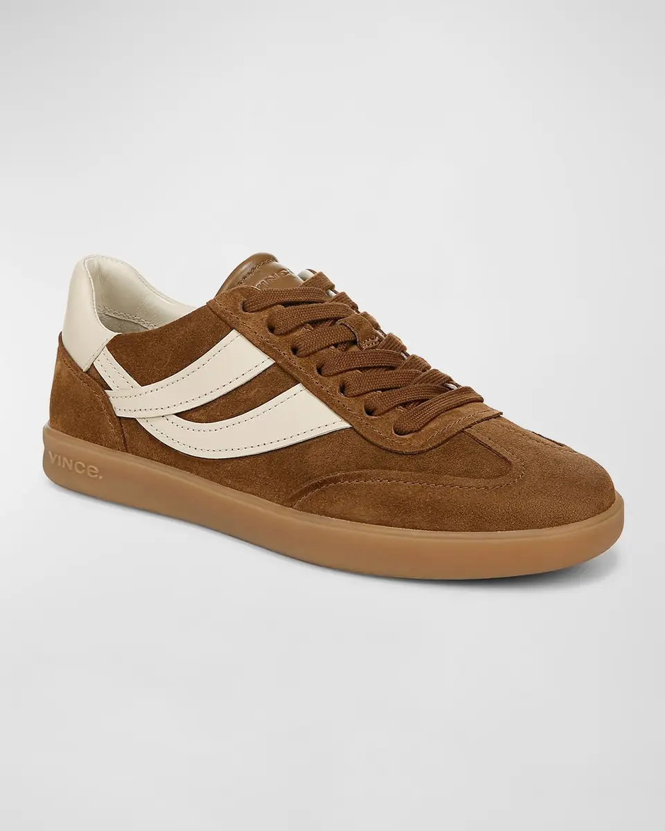 Vince Oasis Mixed Leather Retro Sneakers | Thumbnail 2