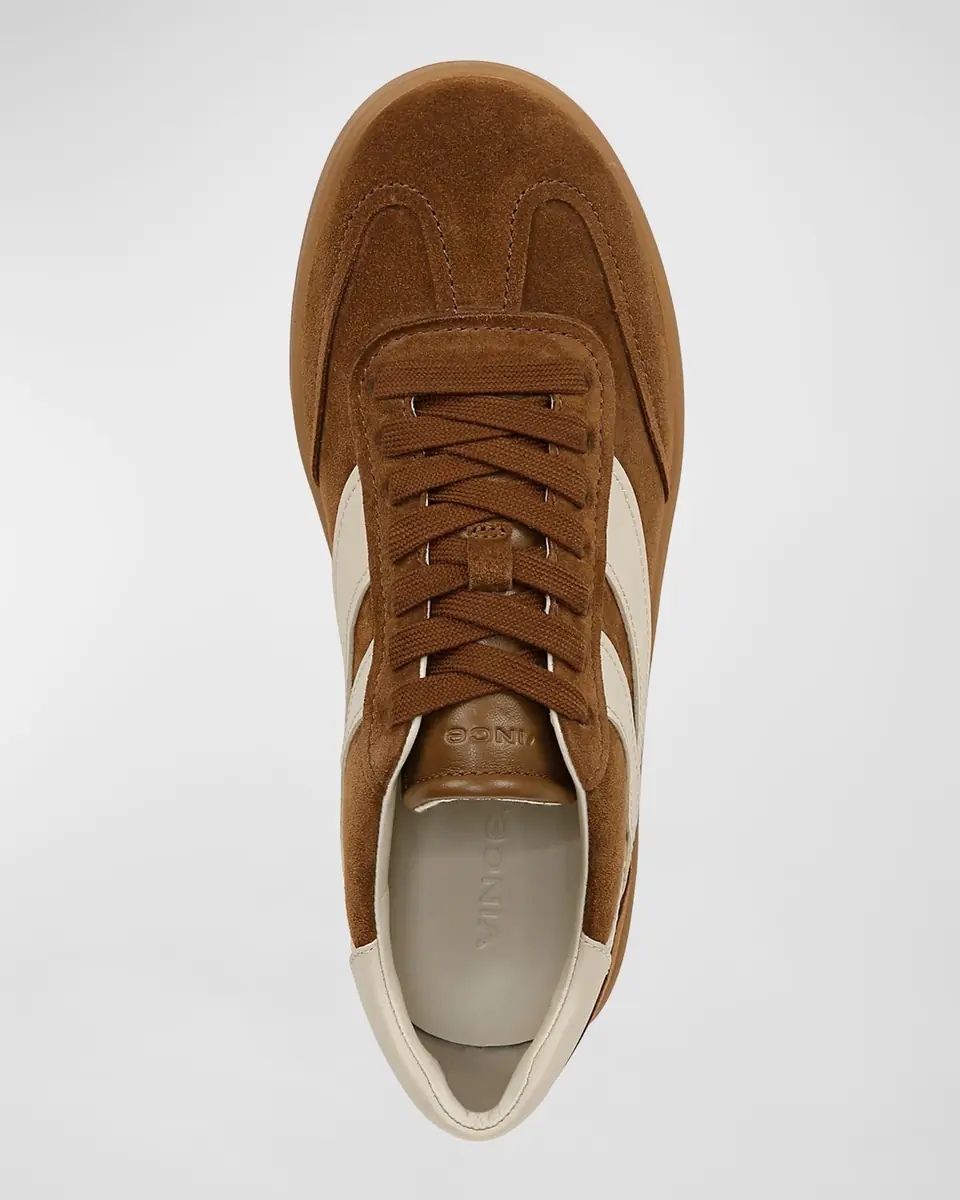 Vince Oasis Mixed Leather Retro Sneakers | Thumbnail 4