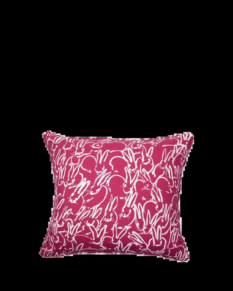 Hunt Slonem Fluffle Khadi Double-Sided Pillow, 22" Square | Thumbnail 2 Hunt Slonem Fluffle Khadi Double-Sided Pillow, 22" Square | Thumbnail 2