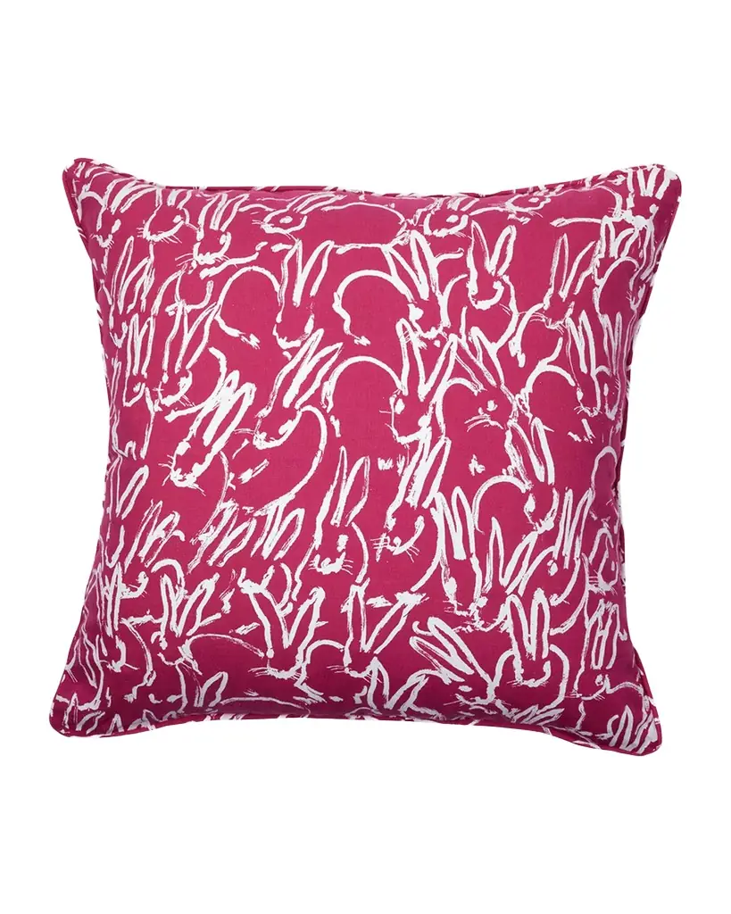 Hunt Slonem Fluffle Khadi Double-Sided Pillow, 22" Square | Image 1 Hunt Slonem Fluffle Khadi Double-Sided Pillow, 22" Square | Image 1