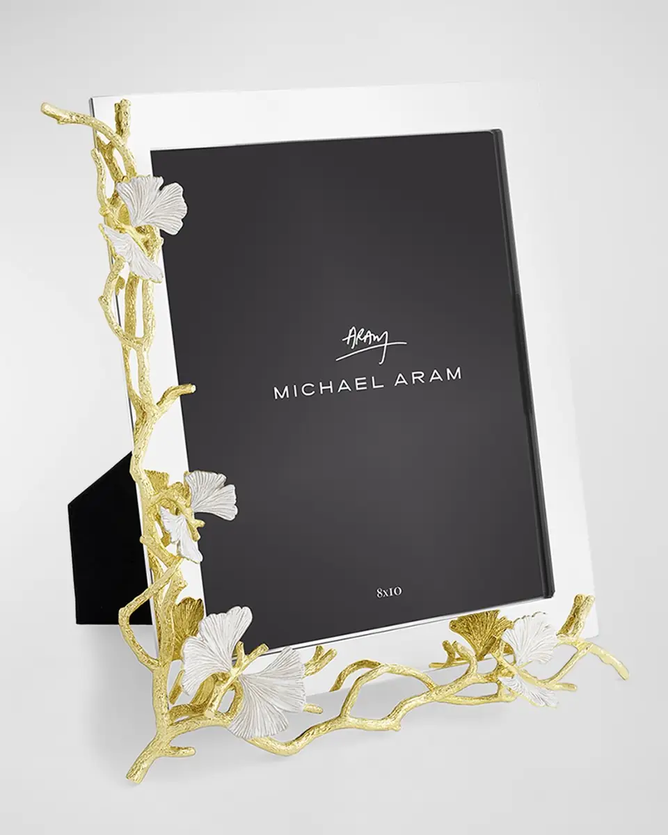 Michael Aram Butterfly Ginkgo White and Gold Frame | Thumbnail 3