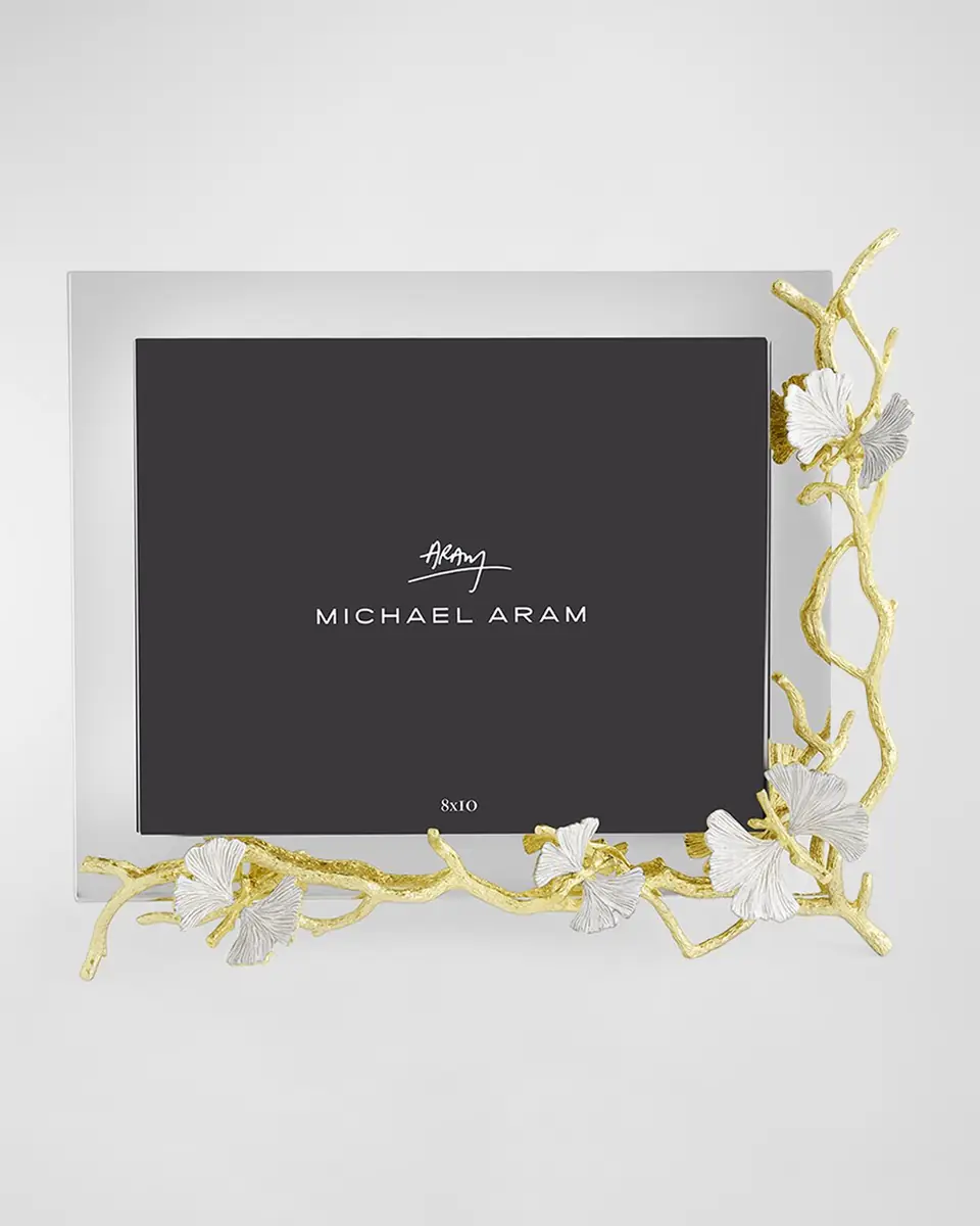 Michael Aram Butterfly Ginkgo White and Gold Frame | Thumbnail 4