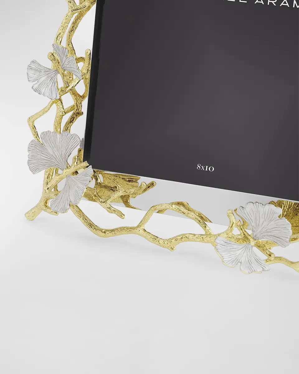 Michael Aram Butterfly Ginkgo White and Gold Frame | Thumbnail 6
