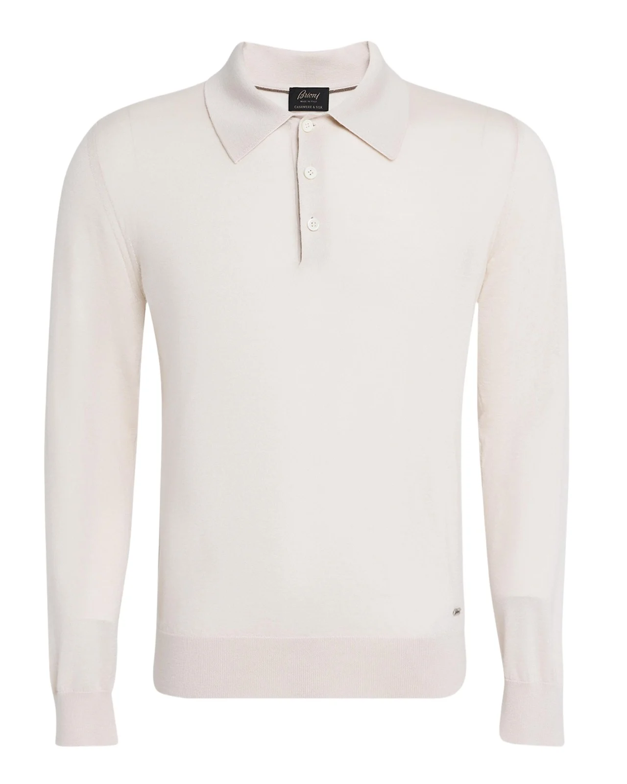 Men's Cashmere-Silk Polo Sweater Men's Cashmere-Silk Polo Sweater