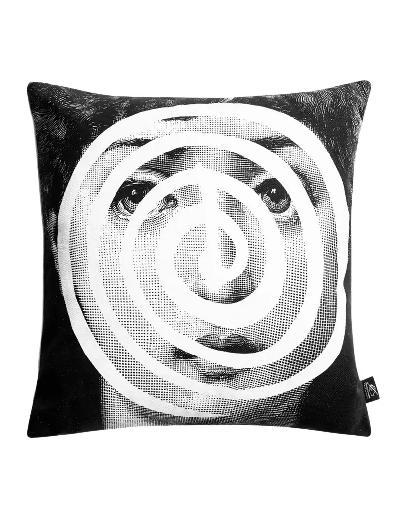 FORNASETTI Tema e Variazioni n.18 Cushion, 15" Square | Image 1 FORNASETTI Tema e Variazioni n.18 Cushion, 15" Square | Image 1