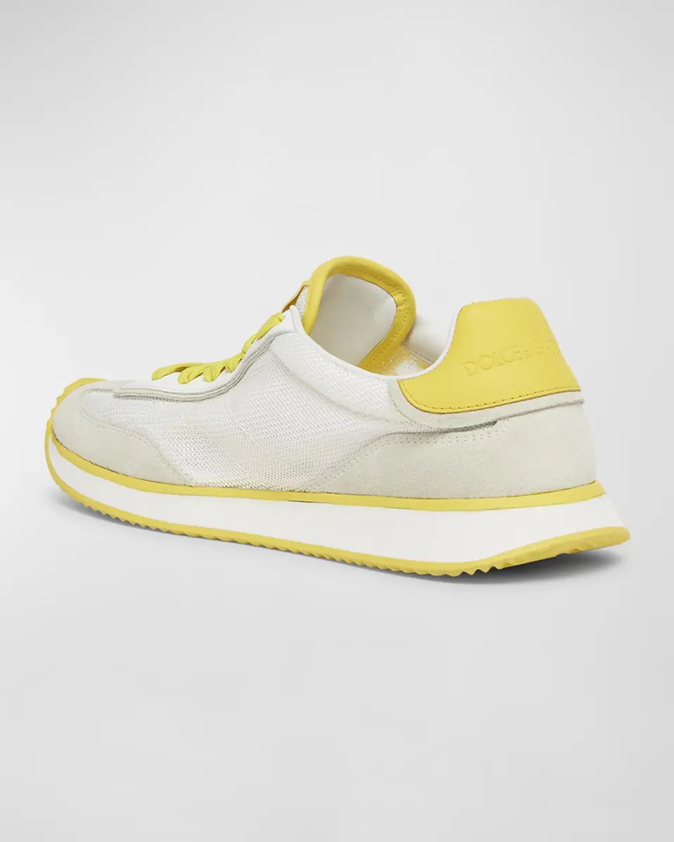 Dolce & Gabbana Mixed-Material DG Cushion Sneakers | Thumbnail 3