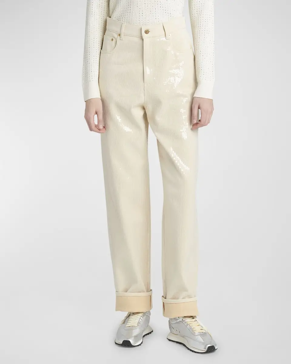 Golden Goose Journey Kim Sequined Jeans | Thumbnail 2 Golden Goose Journey Kim Sequined Jeans | Thumbnail 2