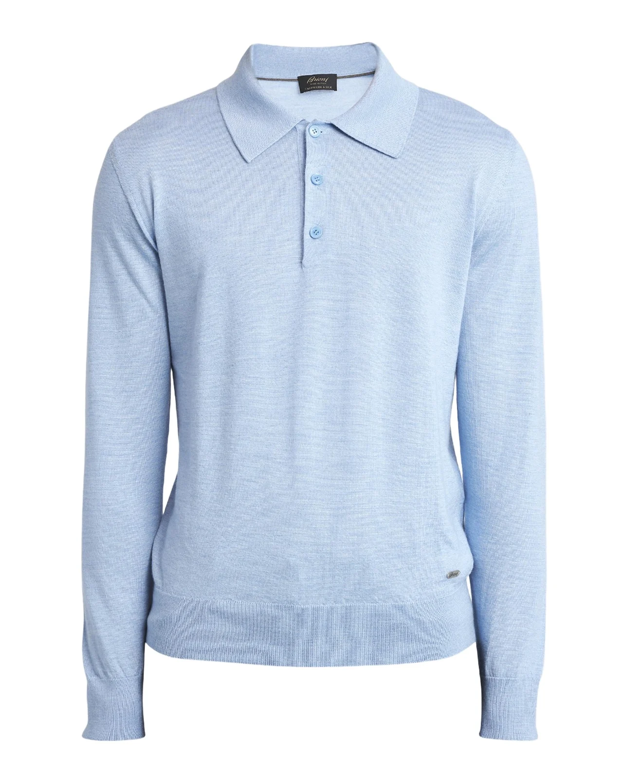 Men's Cashmere-Silk Polo Sweater Men's Cashmere-Silk Polo Sweater