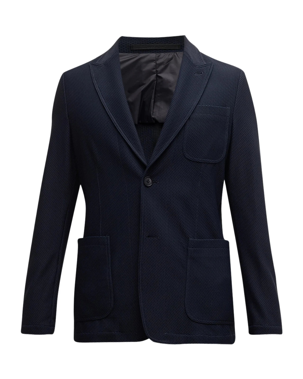 Giorgio Armani Men's Single-Breasted Rice Stitch Sport Coat