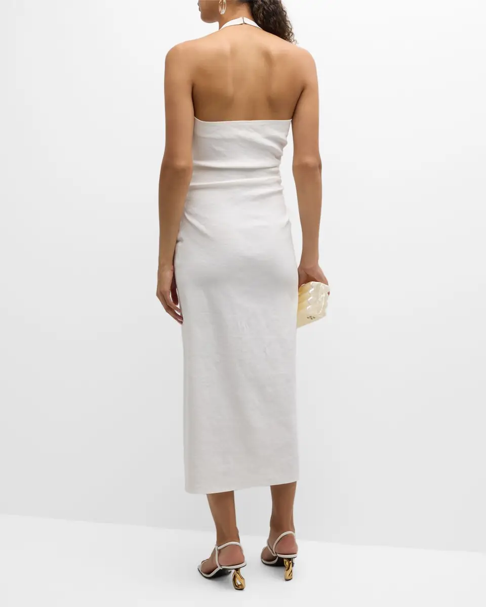 A.L.C. Sylvie Halter Midi Dress | Thumbnail 4 A.L.C. Sylvie Halter Midi Dress | Thumbnail 4