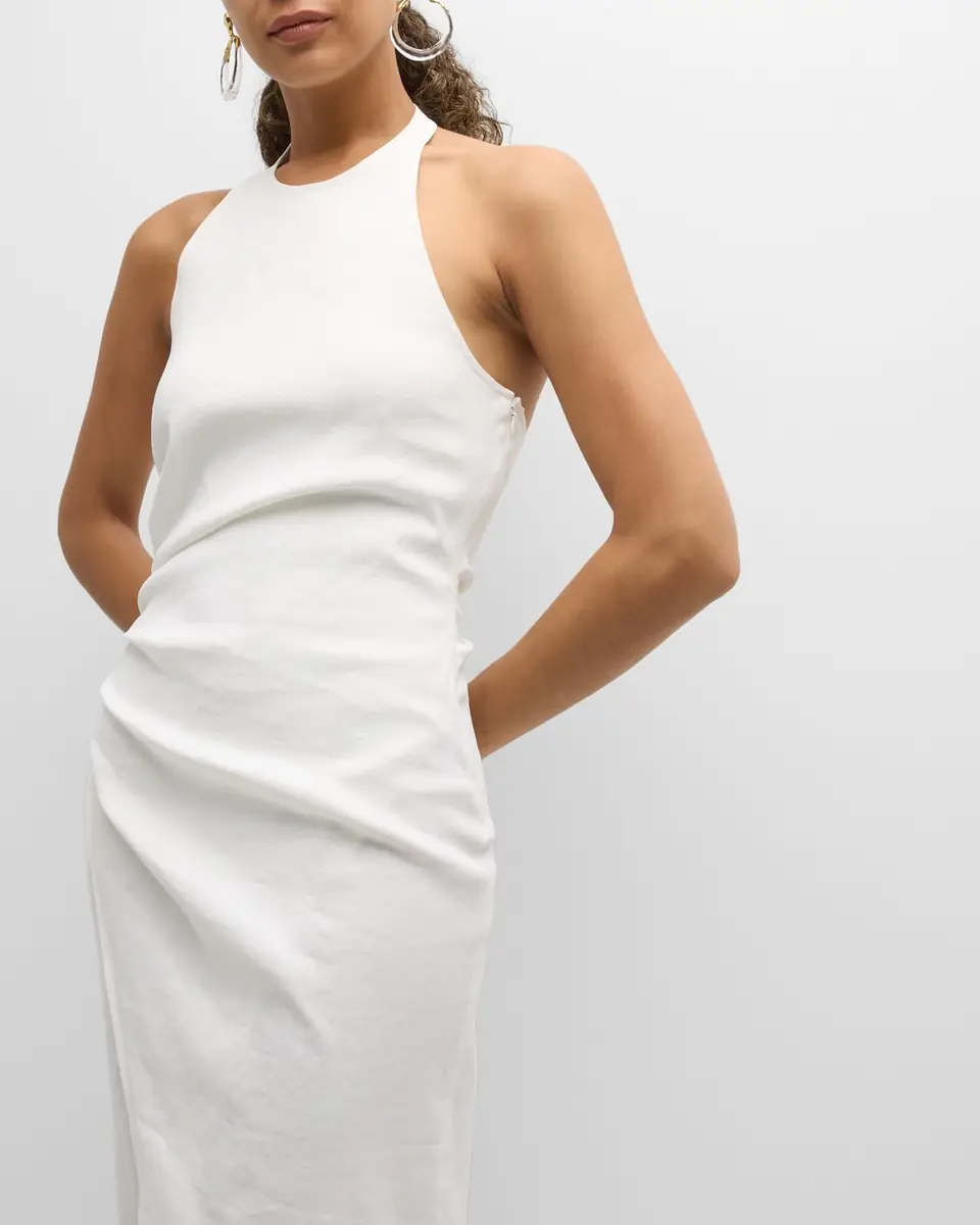 A.L.C. Sylvie Halter Midi Dress | Thumbnail 7 A.L.C. Sylvie Halter Midi Dress | Thumbnail 7