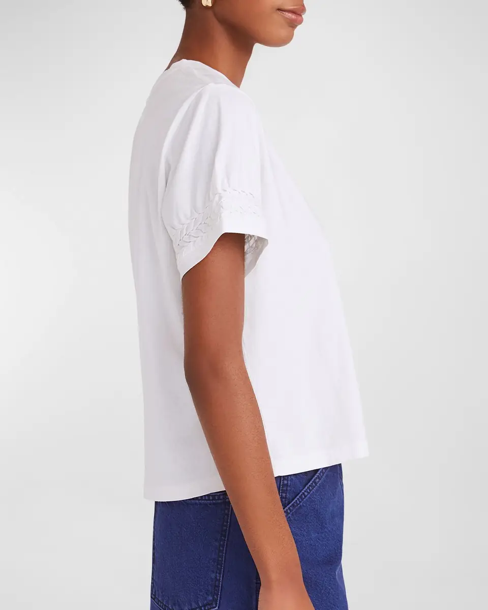 Merlette Cooper Smocked Crewneck Jersey Top | Thumbnail 2 Merlette Cooper Smocked Crewneck Jersey Top | Thumbnail 2