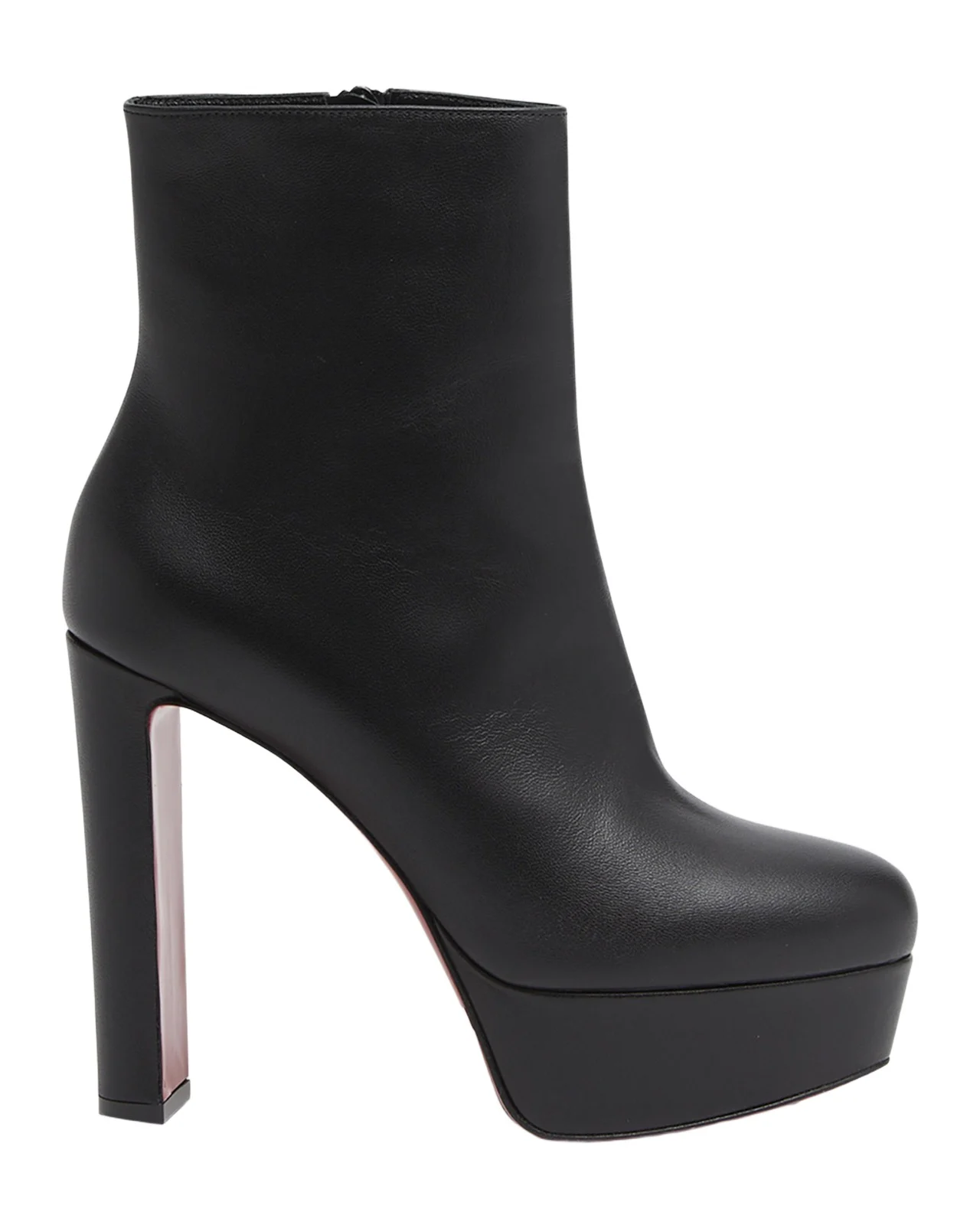 Christian Louboutin 130mm Loo Leather Platform Booties