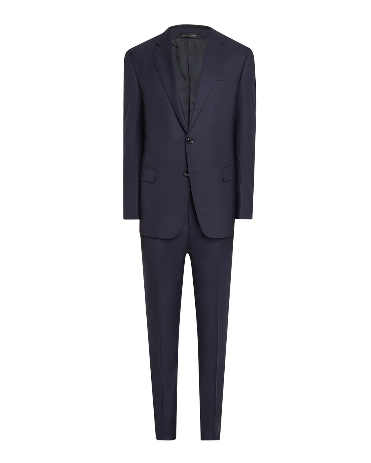 Men's Solid Wool Suit Men's Solid Wool Suit