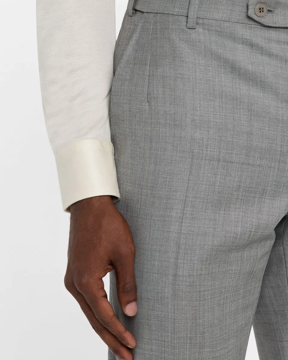 Brioni Men's Wool Sharkskin Pants | Thumbnail 5